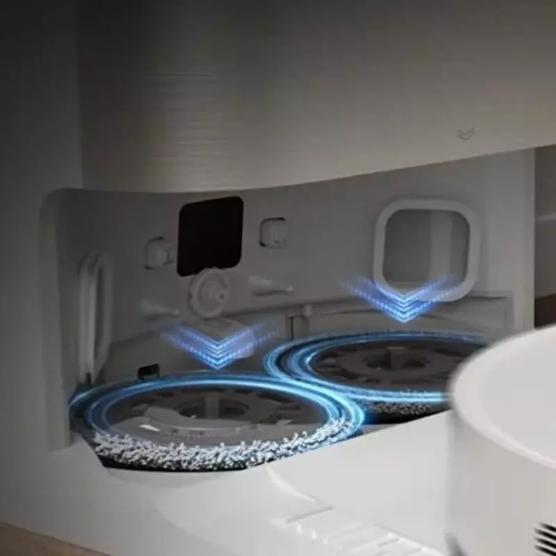 Работа самоочистки пылесоса Dreame (фото 2)