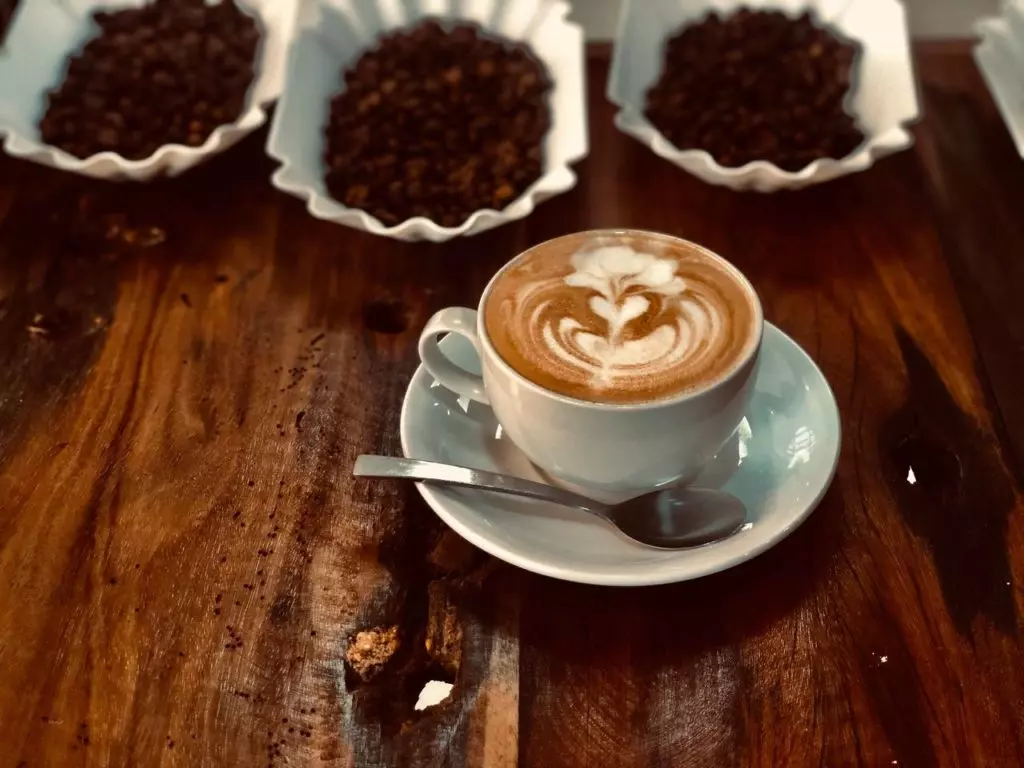 A cup of cappuccino coffee dar es salaam cafe