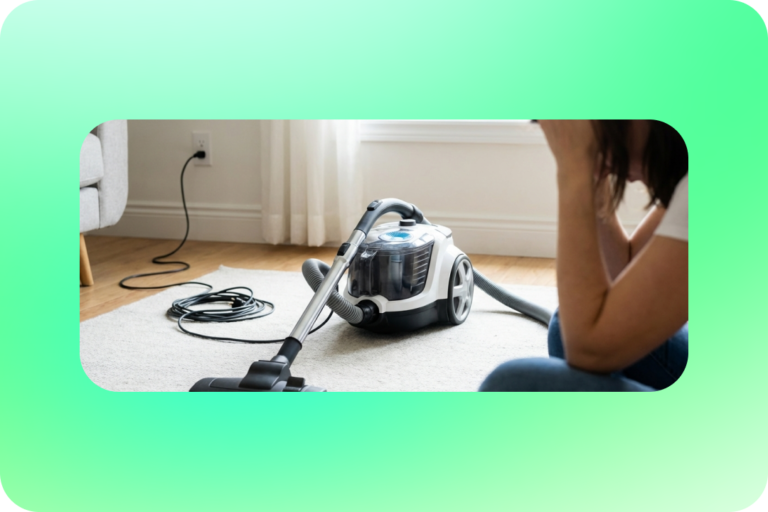 Пылесос выключился во время работы и не включается