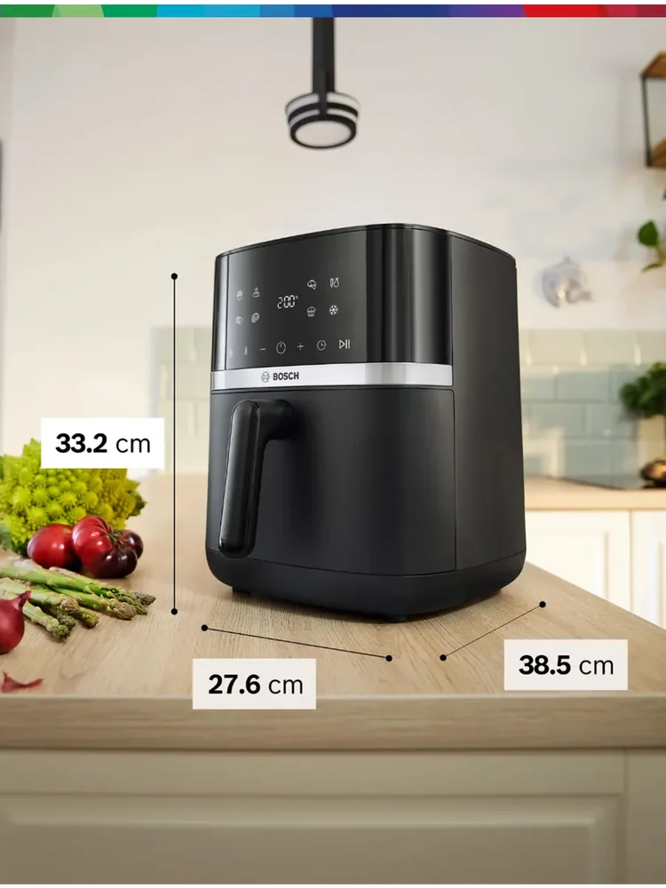 Чёрный аэрогриль Bosch MAF462B1