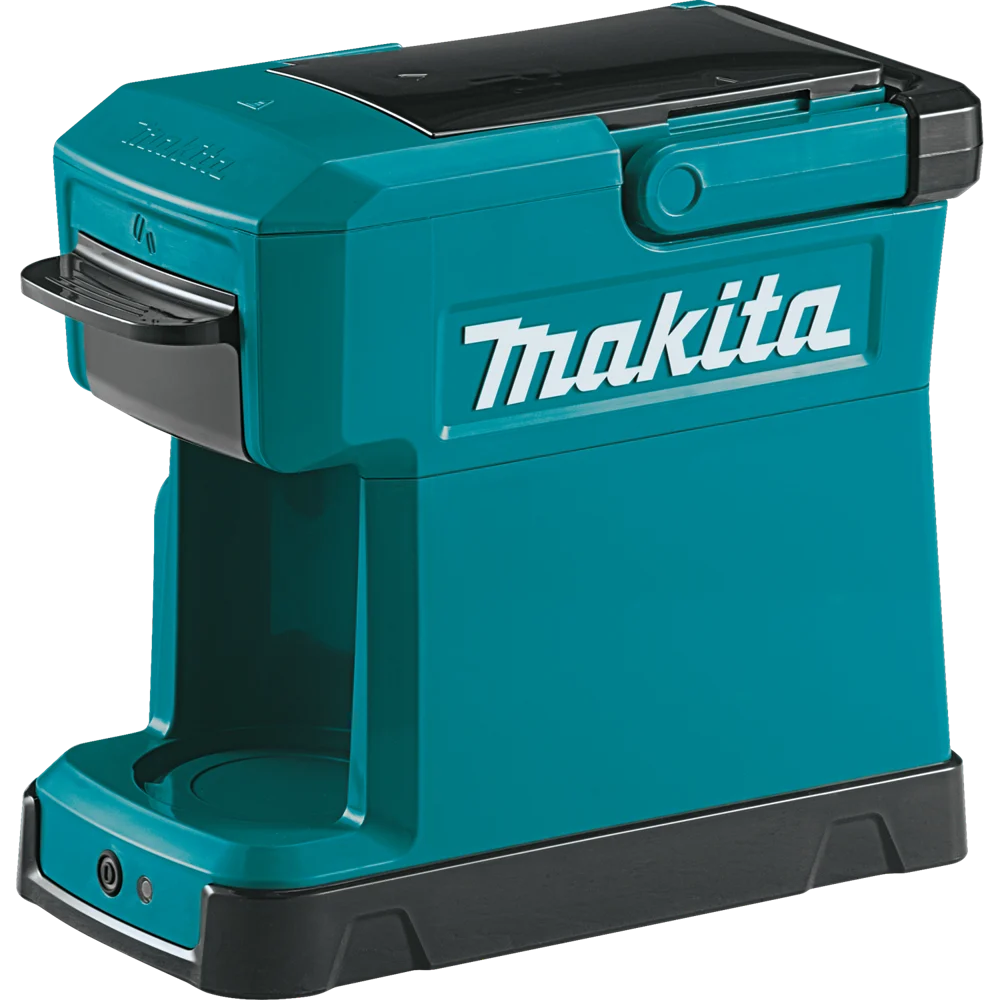 Аккумуляторная кофеварка Makita DCM501Z, вид сбоку